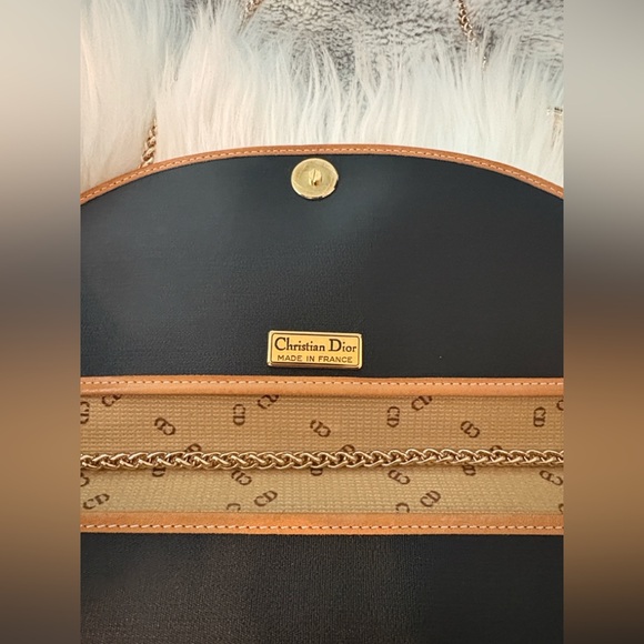 Dior Black and Tan Shoulder Bag - Picture 2 of 7